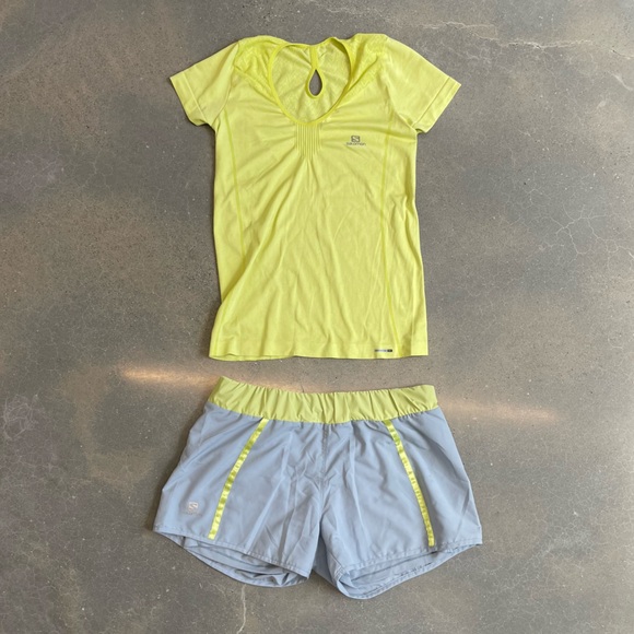 salomon elevated seamless running tech shirt advancedskin dry reflective medium - Picture 9 of 15